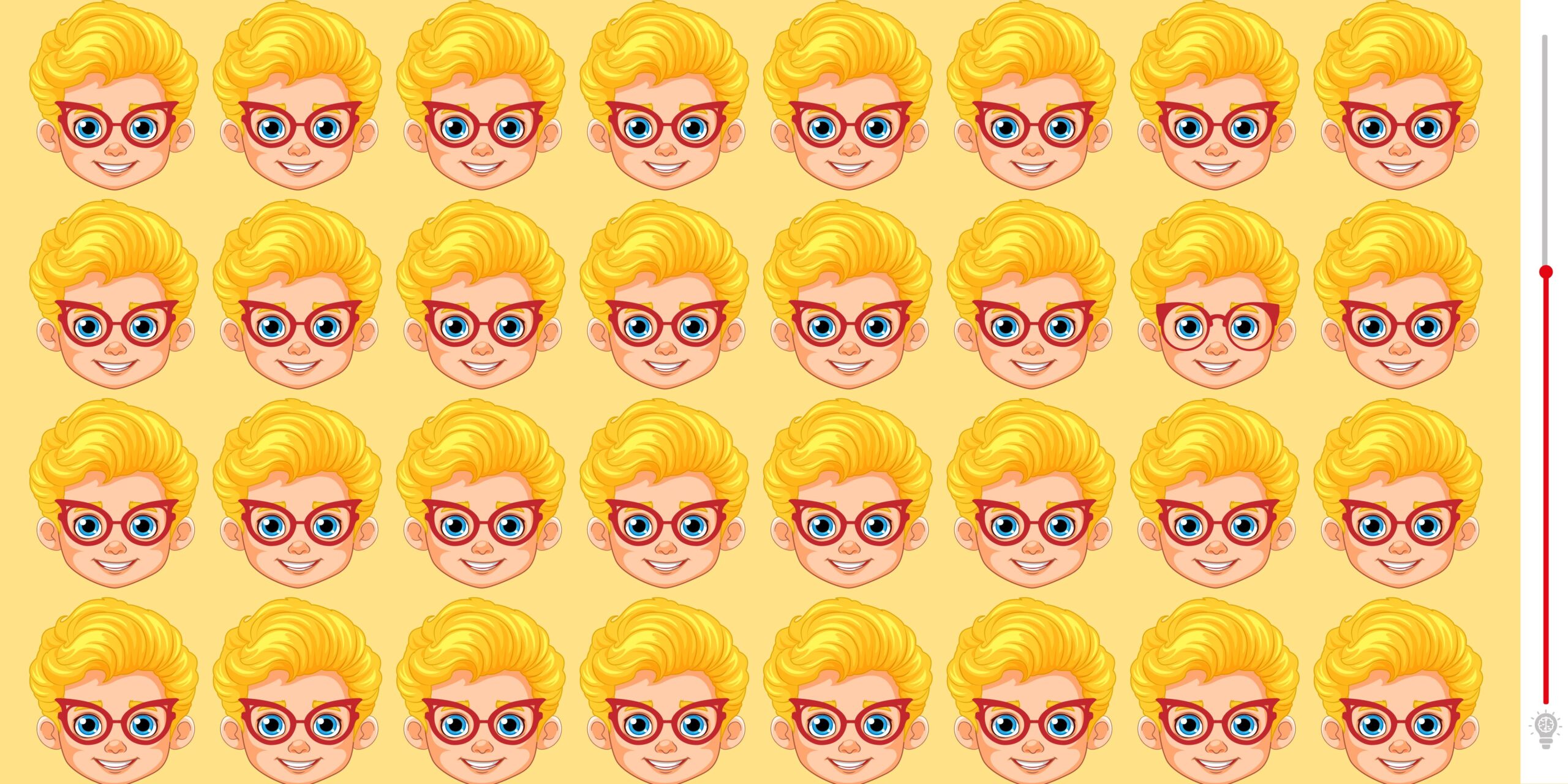 Visual challenge: can you spot the intruder in record time? Test your visual acuity in under 25 seconds!
