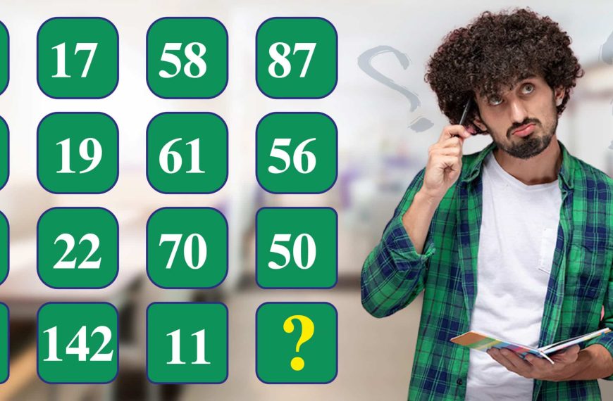 Math riddle: Find the missing value in this series of numbers!