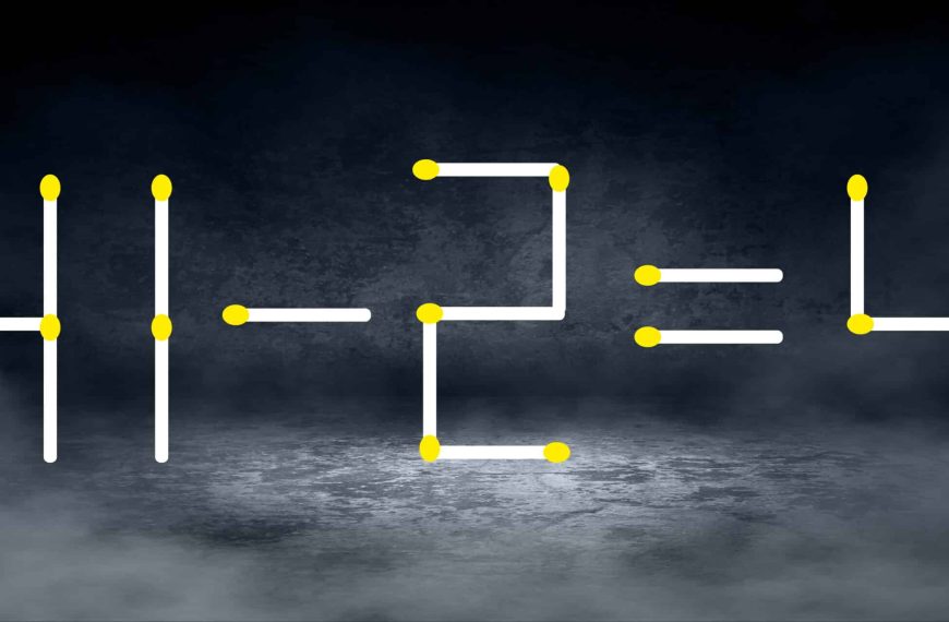Math riddle: Show your genius in just 40 seconds by moving 2 matches!