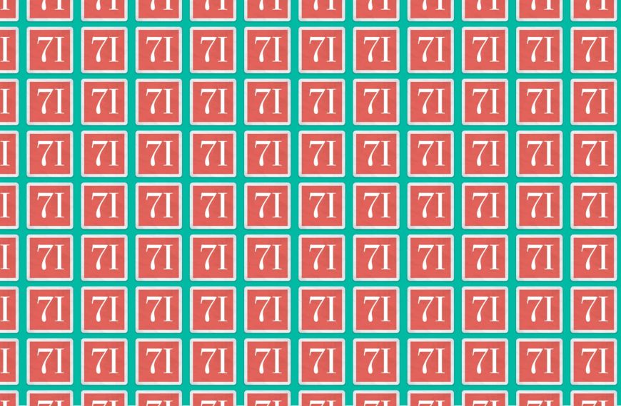 Visual riddle - prove you have perfect vision by finding the number 71 in 10 seconds