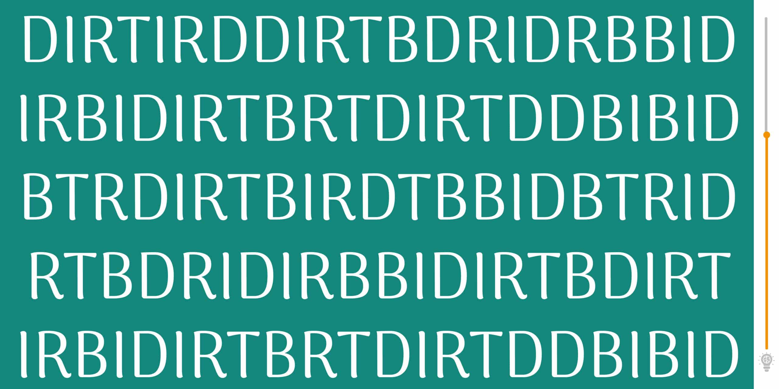 Vision test: Look for the word "Bird"! Only people with exceptional vision will pass this challenge.