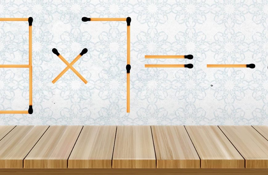 Mathematical puzzle: Test your genius by removing 4 matches to solve this puzzle in under 40 seconds!