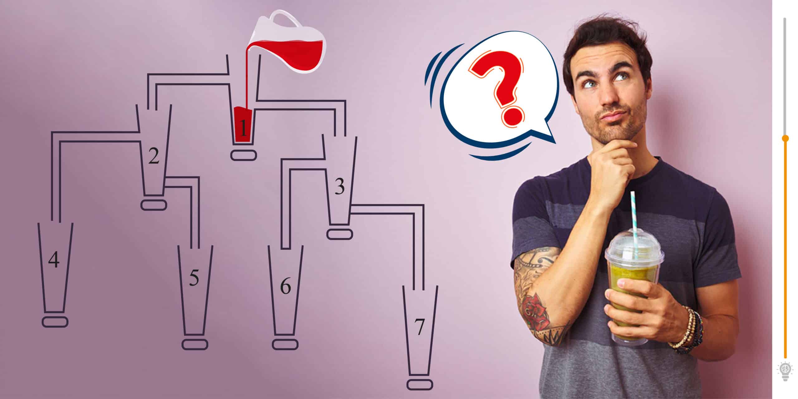 Logic challenge: Boost your IQ by deciding which glass fills up first!