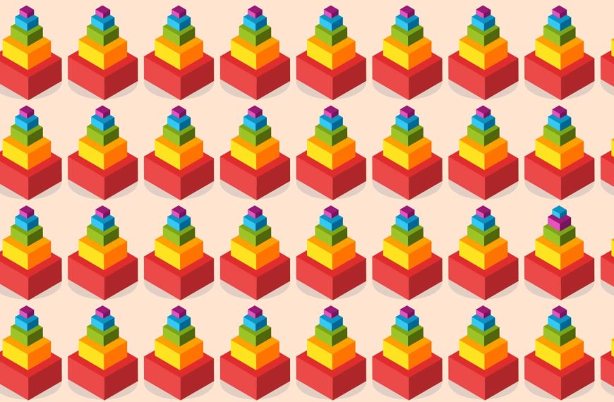 Visual riddle: test your visual acuity by finding a different pyramid in under 5 seconds.