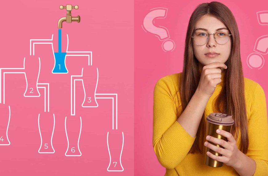 Logic challenge: Boost your IQ by deciding which glass of water fills up first!