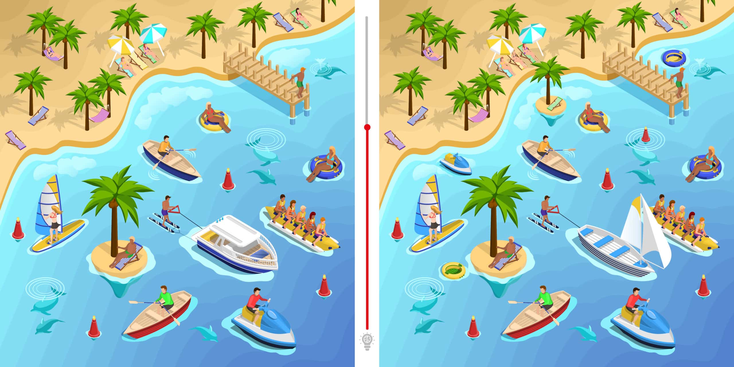 Défi visuel : Trouvez les 7 différences entre ces deux images en moins de 30 secondes et prouvez votre acuité !