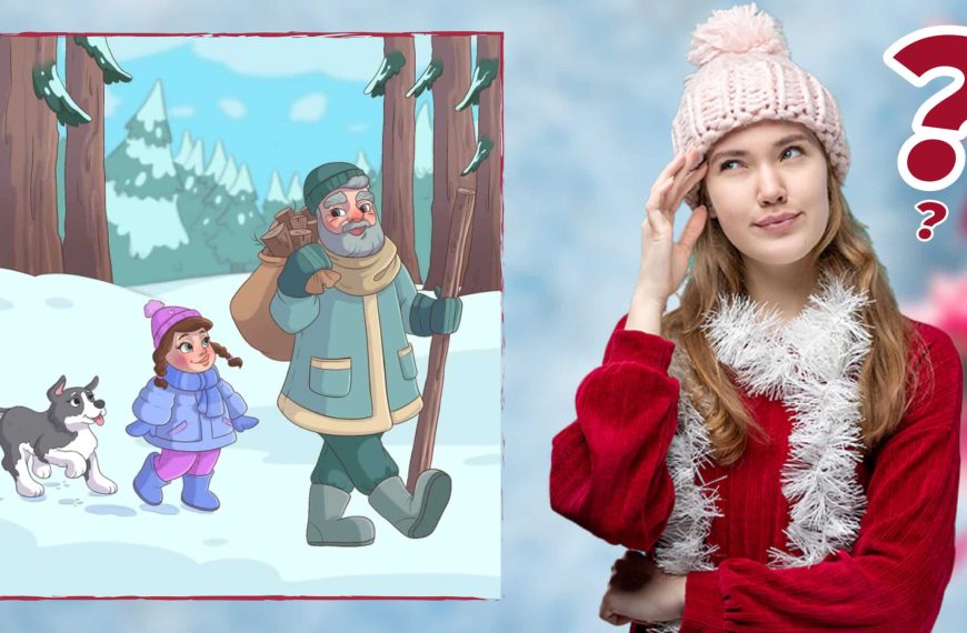 Visual challenge: find the subtle mistake in this winter scene! Test your sense of detail and speed of analysis in under 30 seconds!