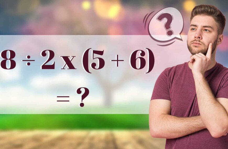 IQ test: Can you solve this mathematical puzzle 78 ÷ 2 x (5 + 6)?