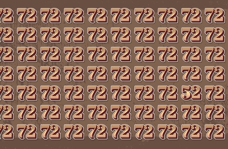 Visual challenge: Can you identify the intruder hidden among the numbers 72 in under 30 seconds?