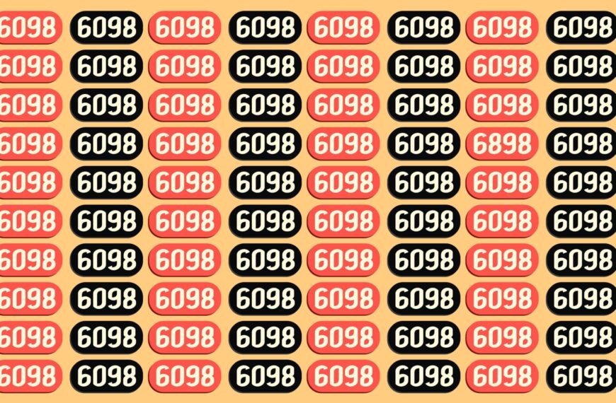 Visual challenge: Show your acuity and find the intruder in under 20 seconds!