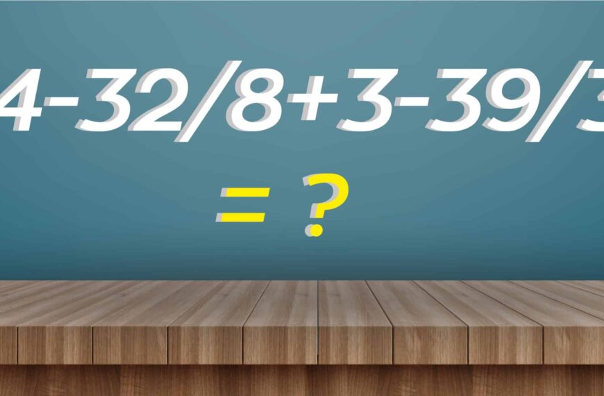 Défi mathématique : Mettez votre QI à l'épreuve avec cette équation rapide ! Saurez-vous la résoudre en moins de 20 secondes ?