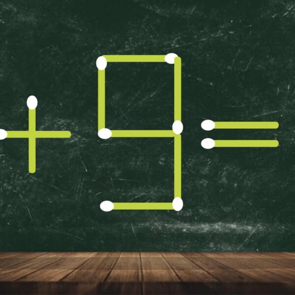 Énigme mathématique : Êtes-vous un génie des chiffres ? Montrez-le en déplaçant 1 seule allumette pour résoudre ce casse-tête en moins de 6 secondes !
