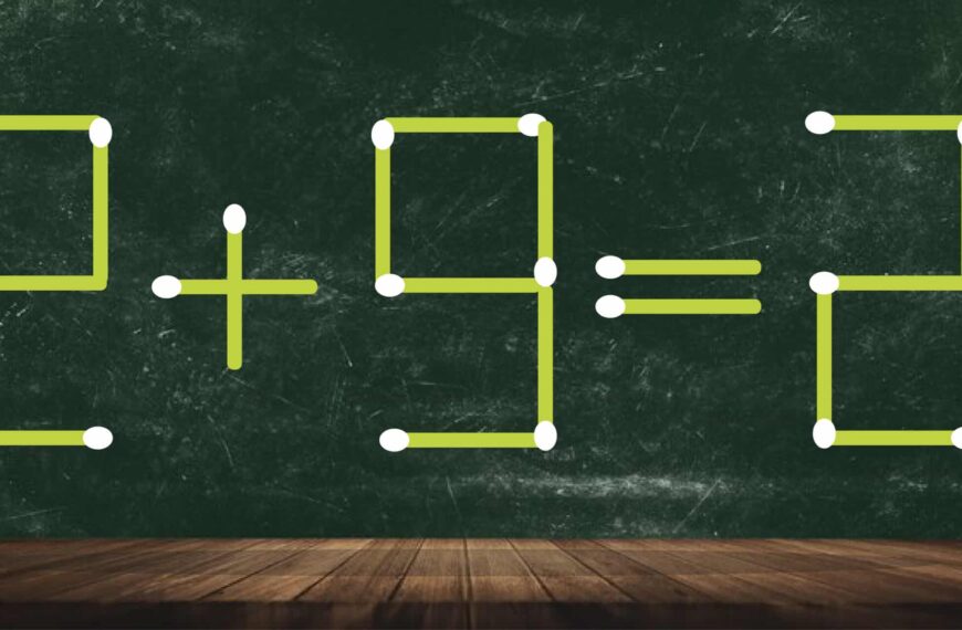Énigme mathématique : Êtes-vous un génie des chiffres ? Montrez-le en déplaçant 1 seule allumette pour résoudre ce casse-tête en moins de 6 secondes !