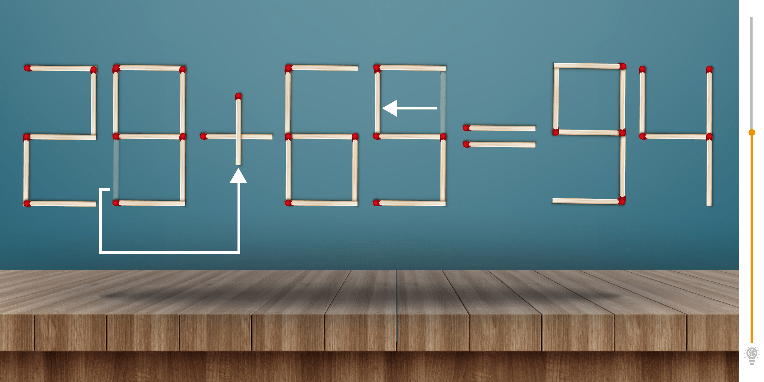 Math riddle: Can you prove your genius by moving just 2 matches in under 15 seconds?
