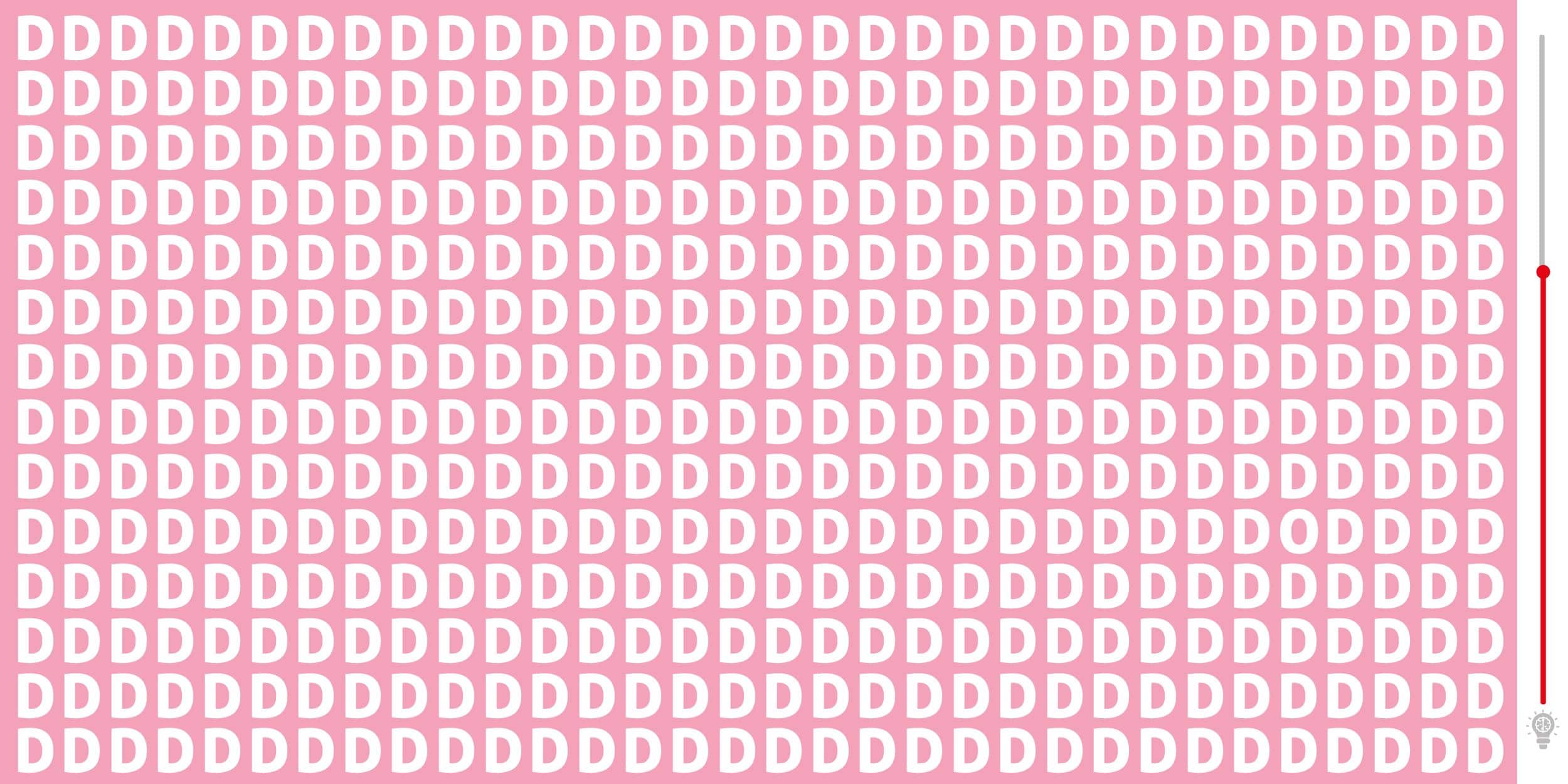 Défi visuel : saurez-vous repérer l'intrus caché parmi les lettres D en moins de 8 secondes ? Mettez à l'épreuve votre sens de l'observation et votre rapidité !