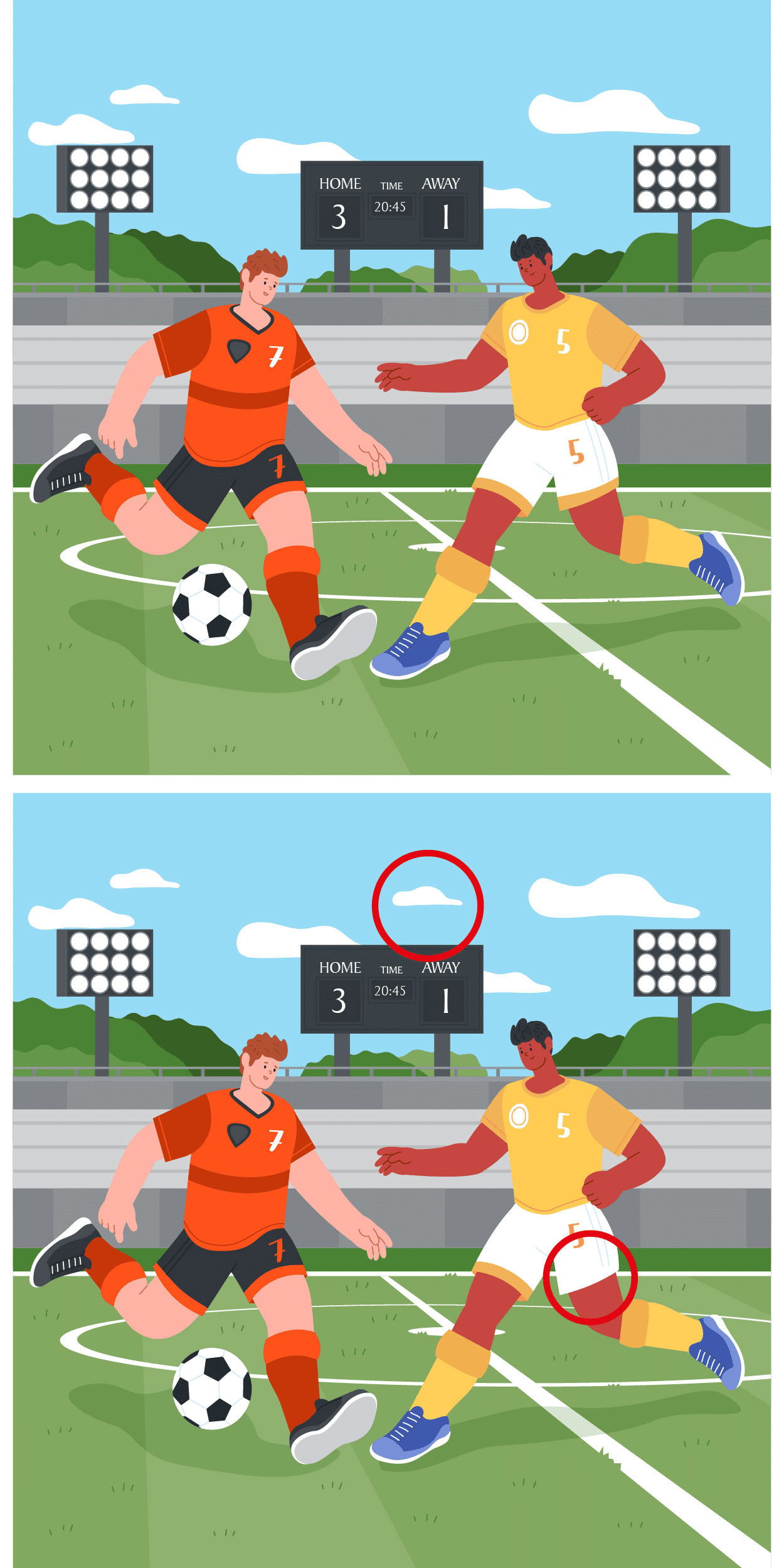 Visual challenge: Show your speed and accuracy by completing the challenge in under 5 seconds!