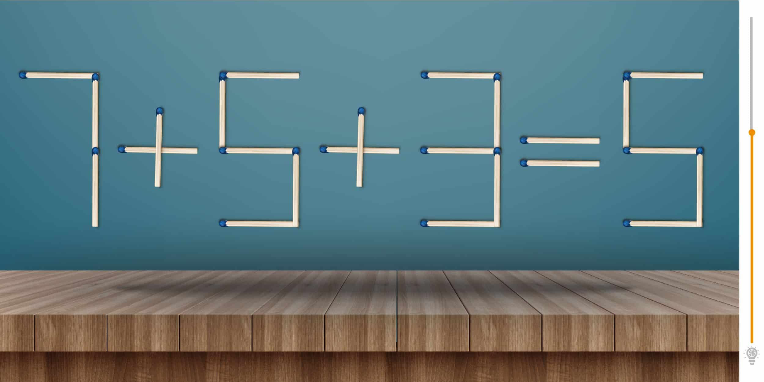 Énigme mathématique : Mettez votre QI à l'épreuve en déplaçant juste 1 allumette - Saurez-vous triompher en moins de 10 secondes ?