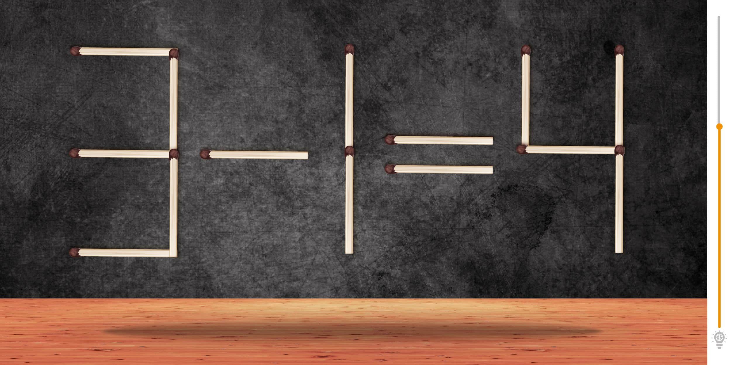 Énigme mathématique : Testez votre génie en déplaçant juste 1 allumette en moins de 8 secondes !
