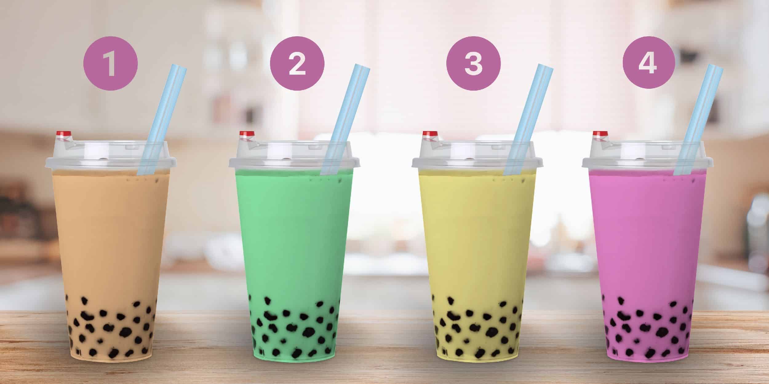 Personality test: Discover the secrets of your current mood by choosing from these 4 pearl teas!