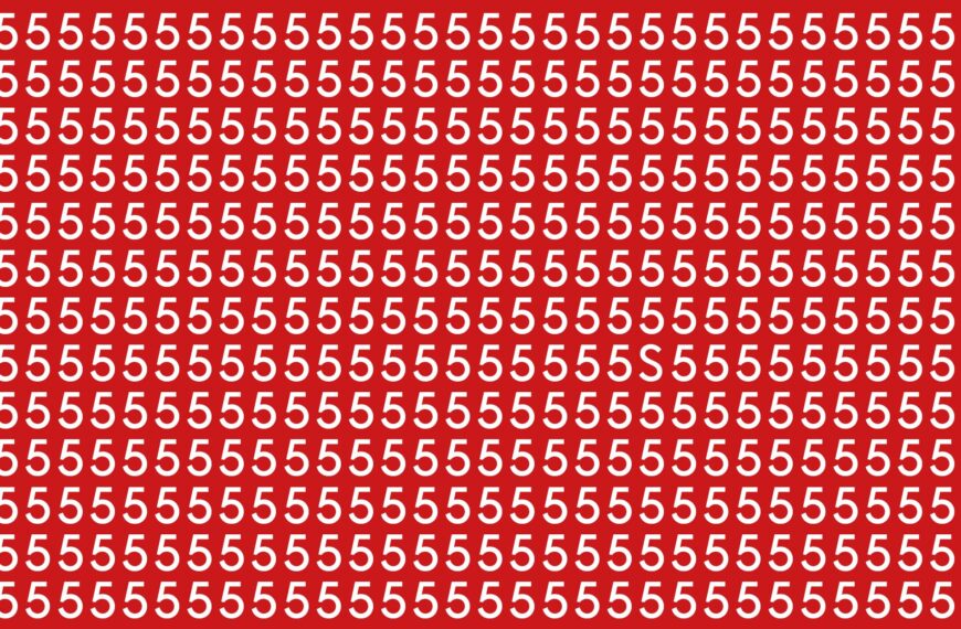 Défi visuel : saurez-vous repérer l'intrus caché parmi les chiffres 5 en moins de 10 secondes ?