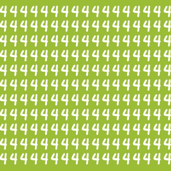 Défi visuel : relevez le challenge passionnant de repérer l'intrus caché parmi les chiffres 4 en moins de 10 secondes ! Montrez votre acuité et rapidité exceptionnelles !