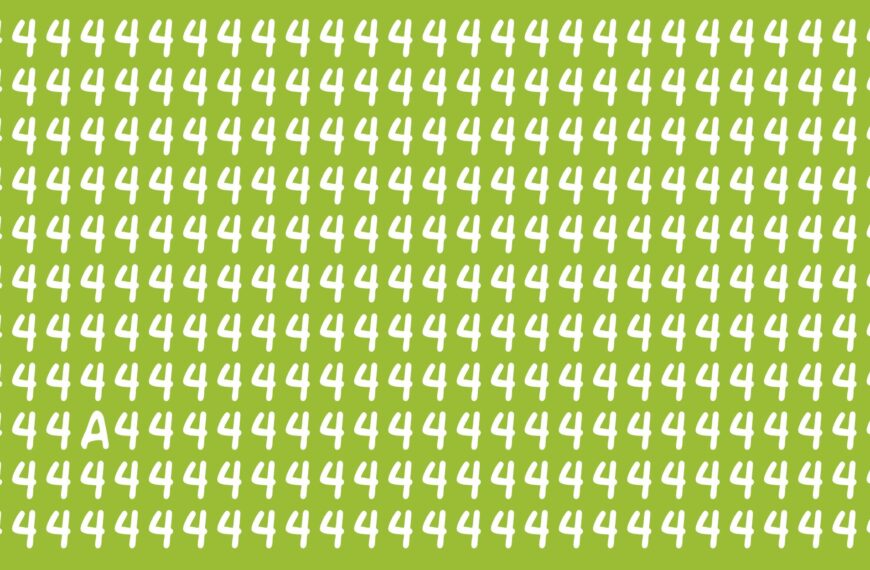 Défi visuel : relevez le challenge passionnant de repérer l'intrus caché parmi les chiffres 4 en moins de 10 secondes ! Montrez votre acuité et rapidité exceptionnelles !