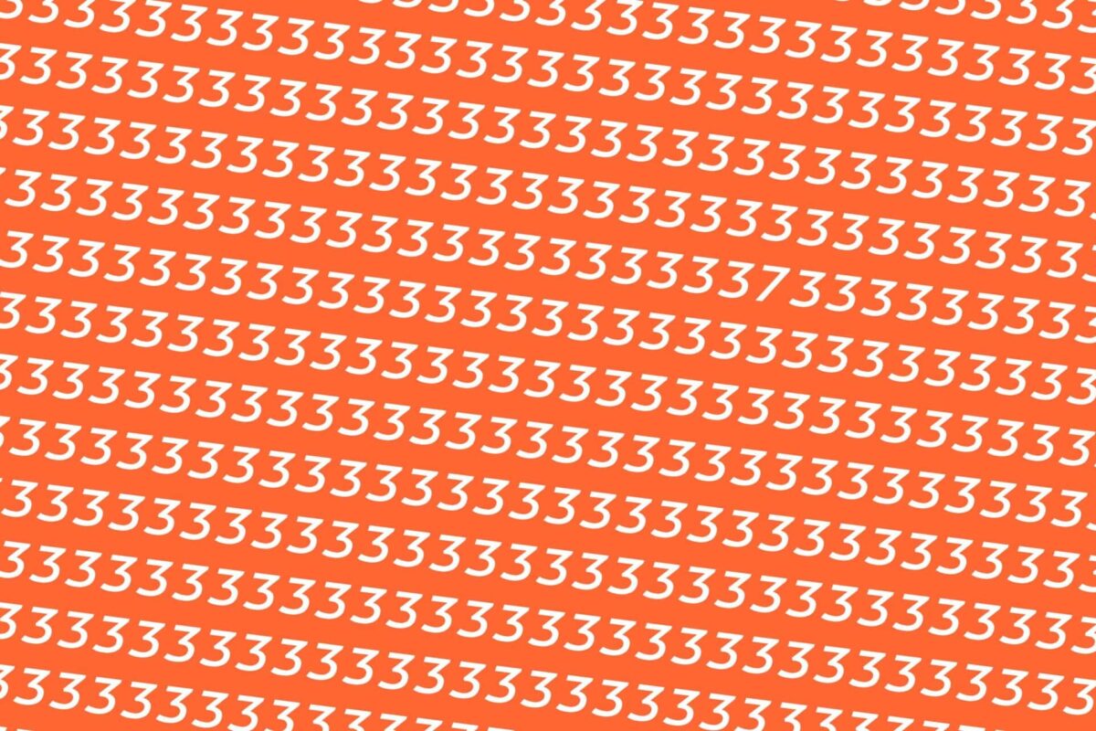Défi visuel : relevez le challenge ultime et découvrez l'intrus caché parmi les chiffres 3 en moins de 8 secondes !