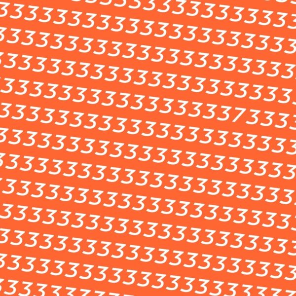 Défi visuel : relevez le challenge ultime et découvrez l'intrus caché parmi les chiffres 3 en moins de 8 secondes !
