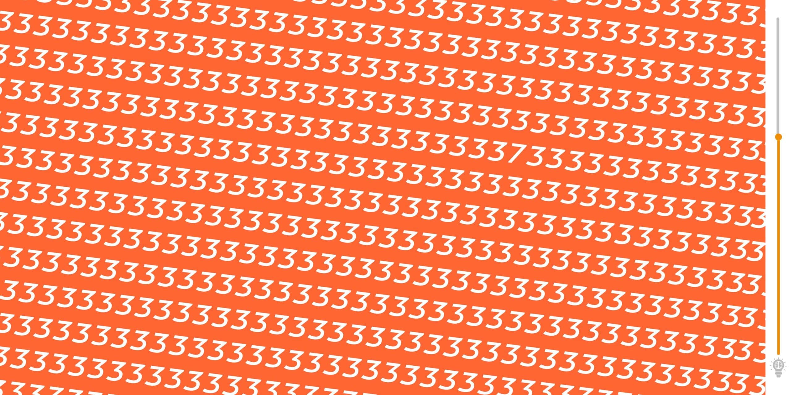 Défi visuel : relevez le challenge ultime et découvrez l'intrus caché parmi les chiffres 3 en moins de 8 secondes !