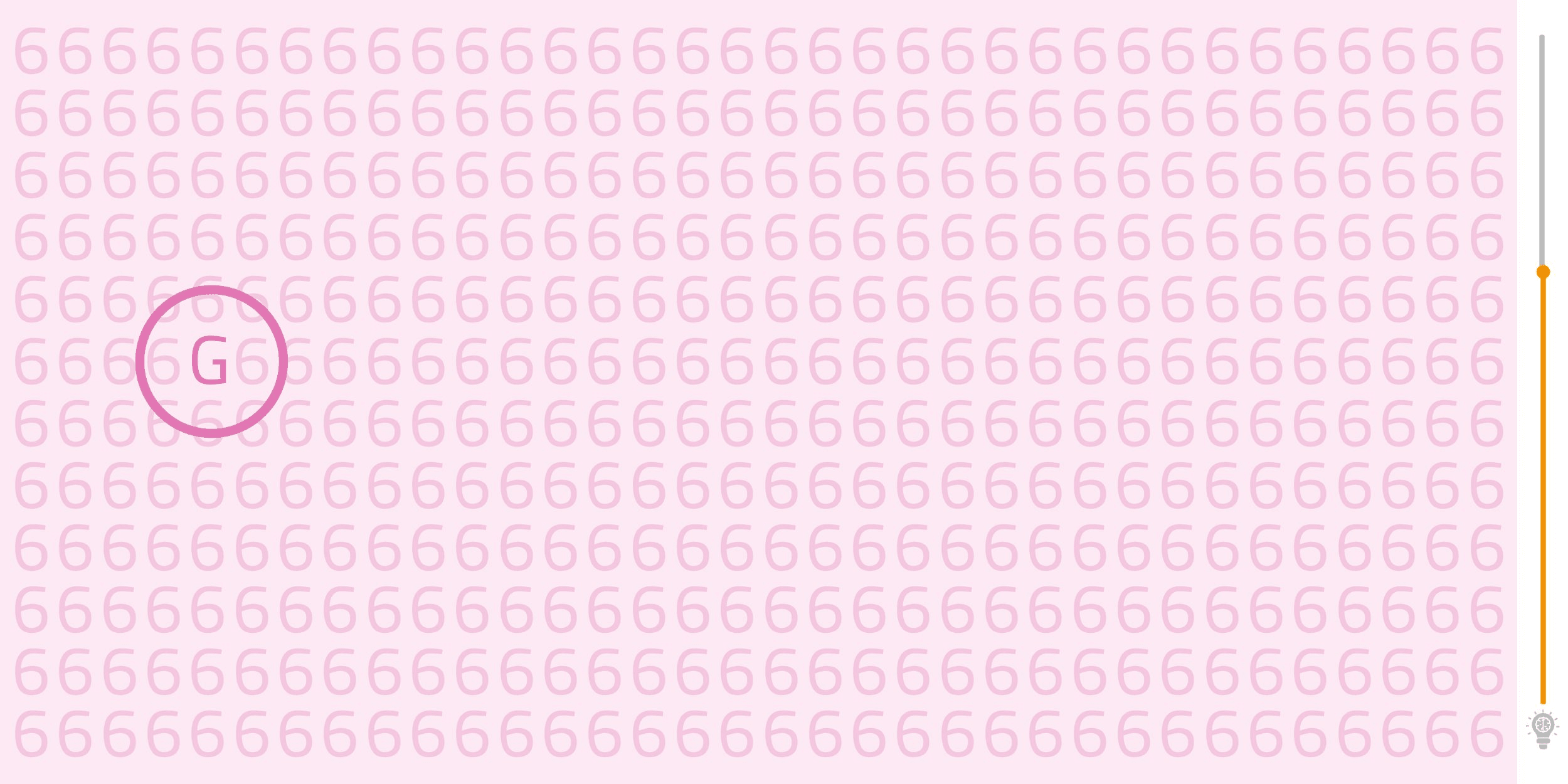Visual challenge: find the odd one out among the numbers 6 in under 8 seconds! Sharpen your eyes and rise to the challenge!