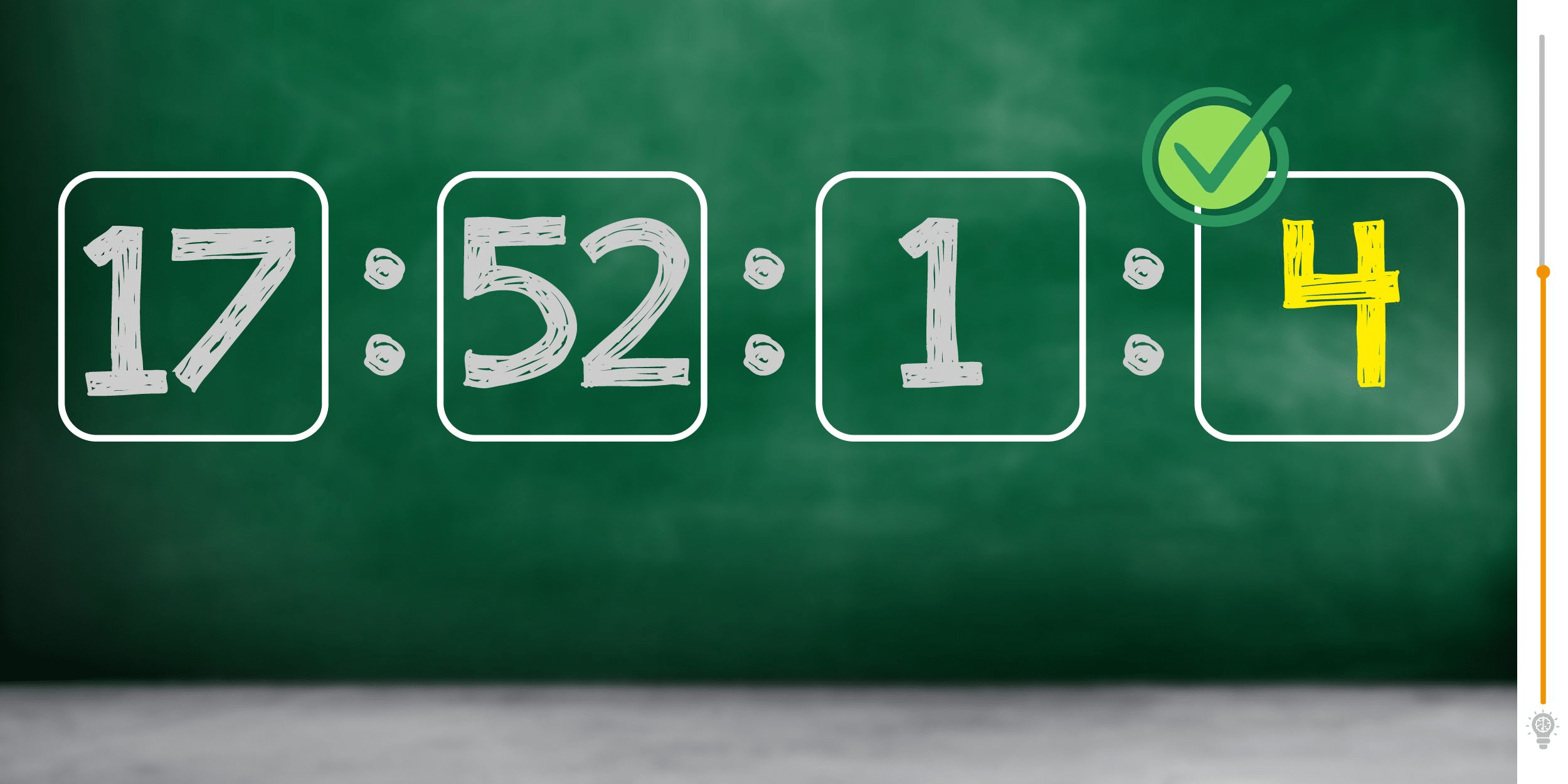Visual challenge t: can you unravel the mystery of numbers in under 10 seconds? Find the number after 17:52:1 and test your acuity!
