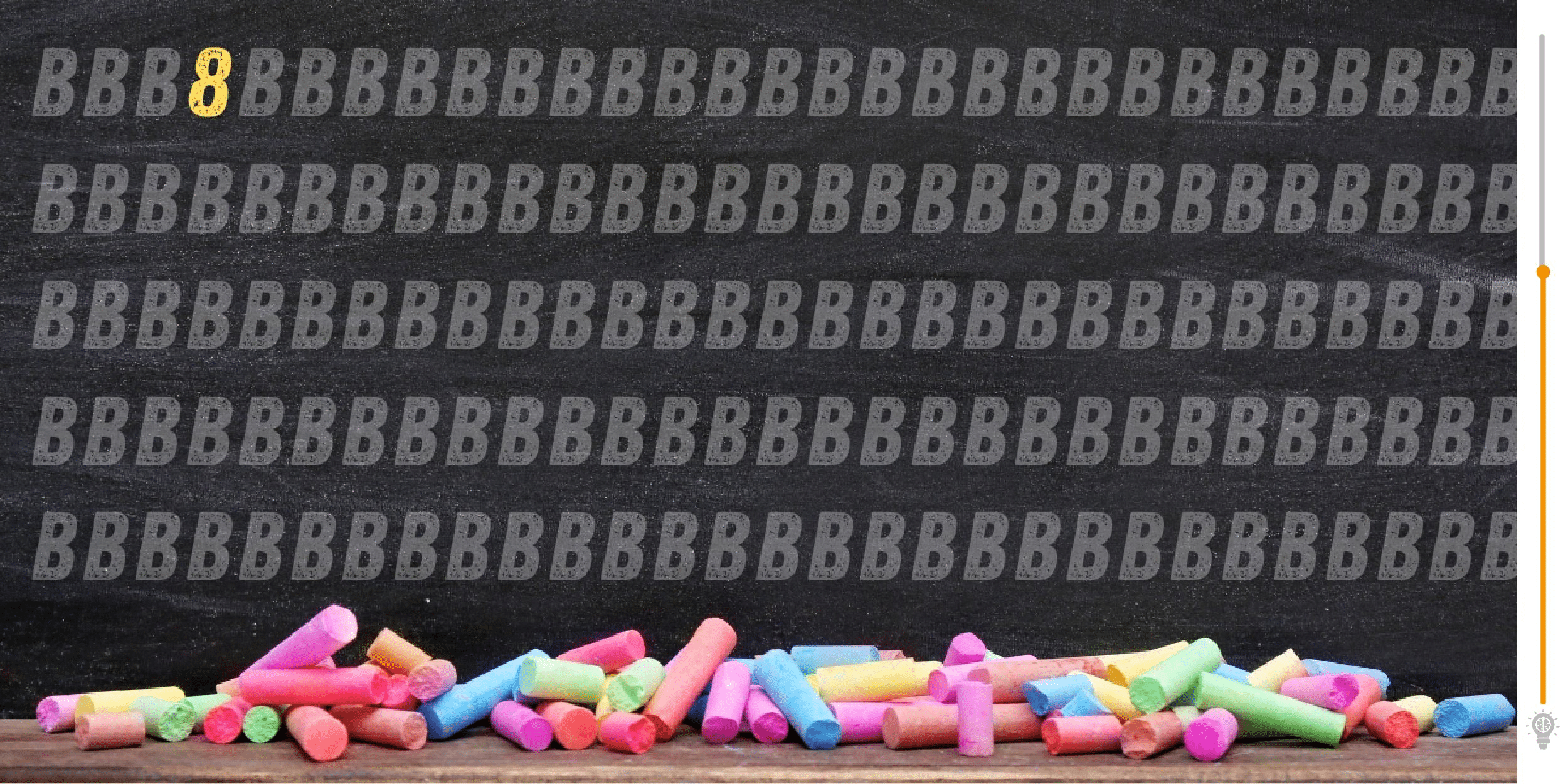 Visual challenge: can you spot the intruder hidden among the letters B in under 10 seconds?