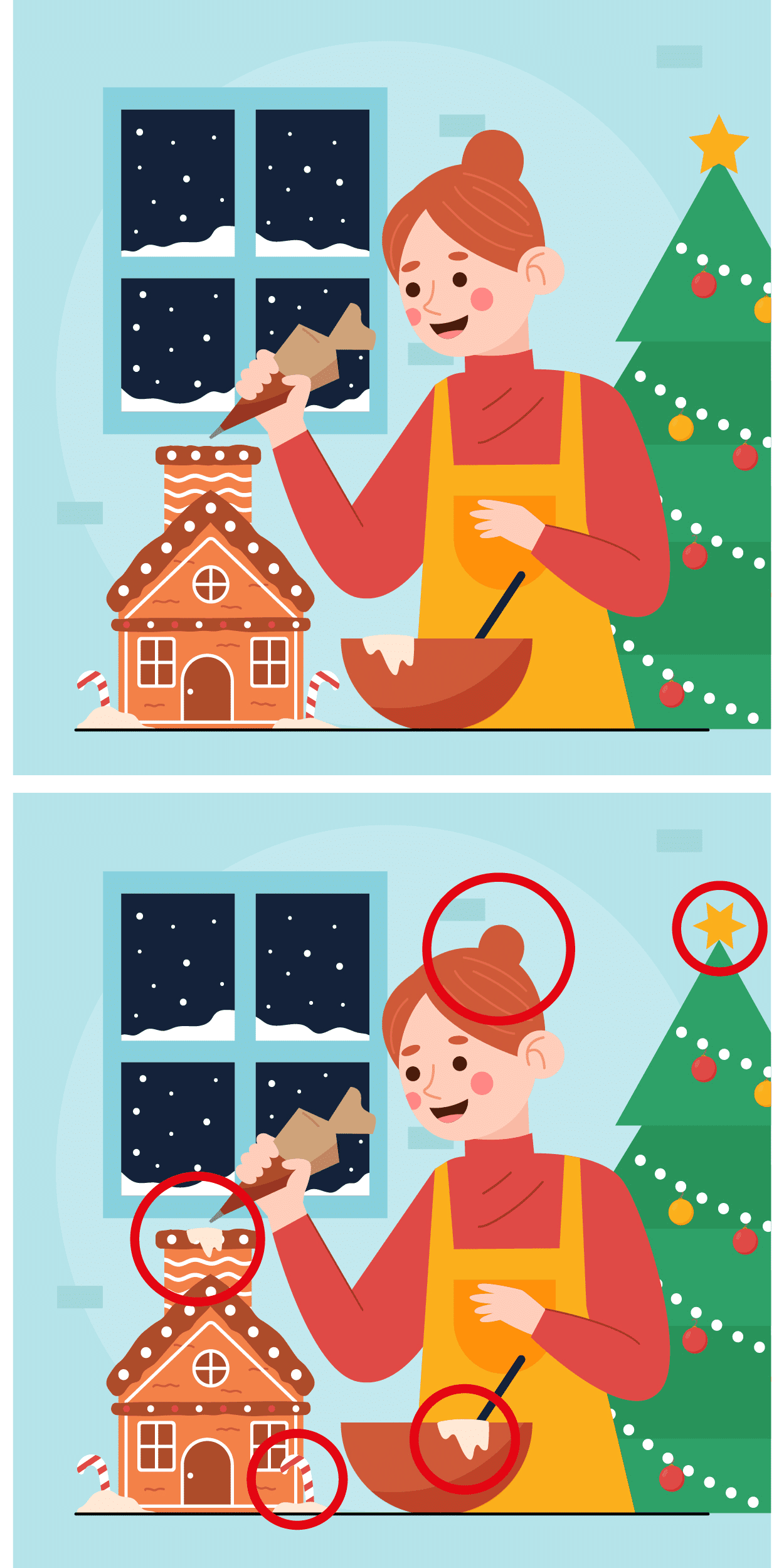 Visual challenge: spot the 5 differences! Can you solve this puzzle in under 20 seconds?