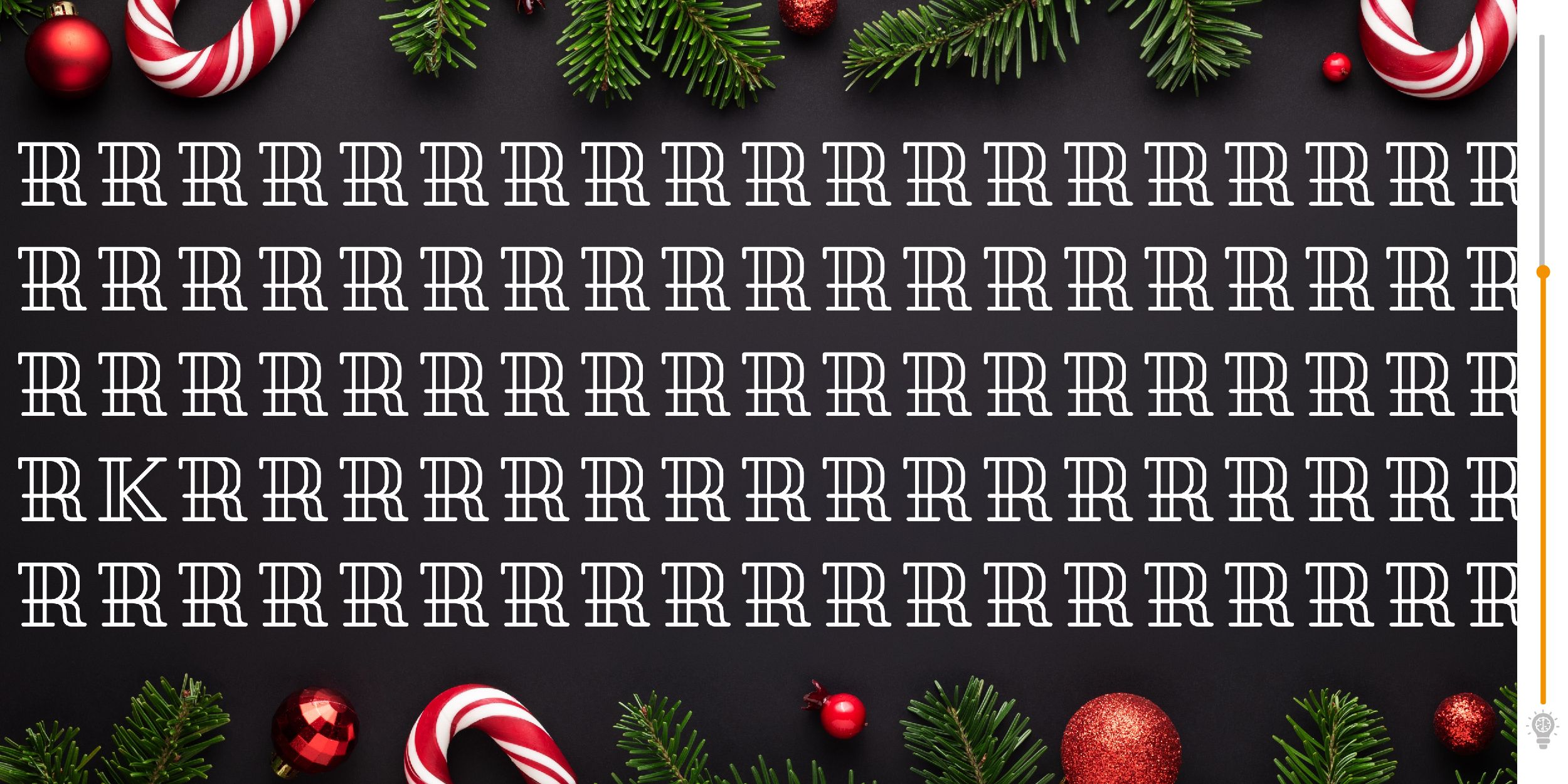 Défi visuel : saurez-vous repérer l'intrus caché parmi les lettres R en moins de 8 secondes ? Testez votre acuité et prouvez votre sens de l'observation avec ce challenge captivant !
