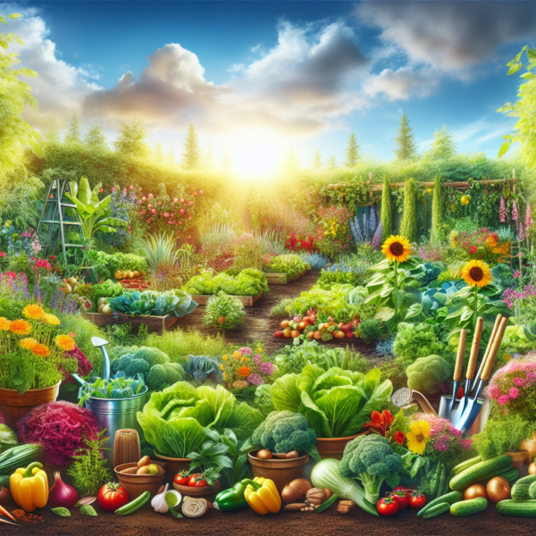 How can you transform your garden into a thriving vegetable patch?