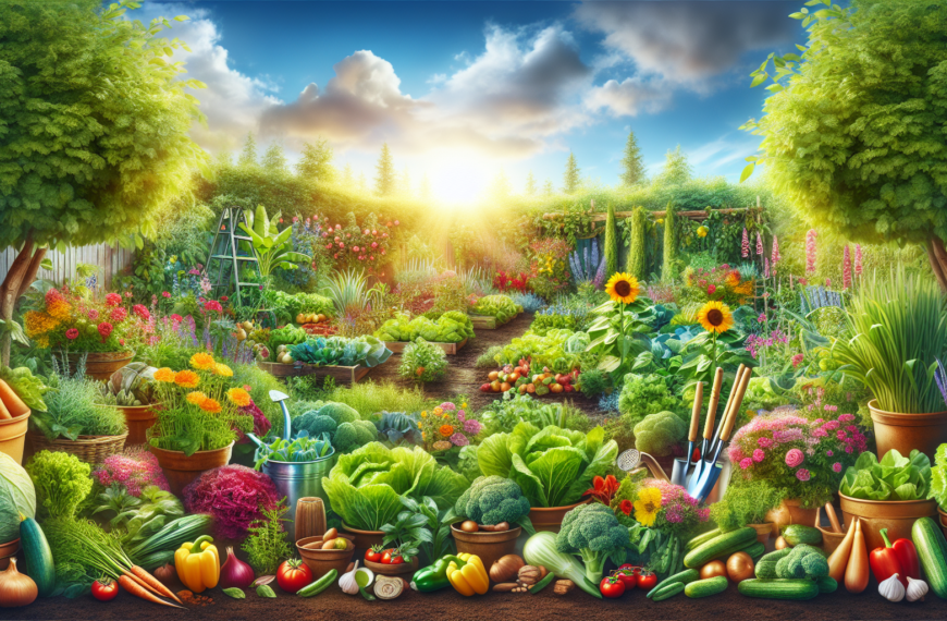 How can you transform your garden into a thriving vegetable patch?