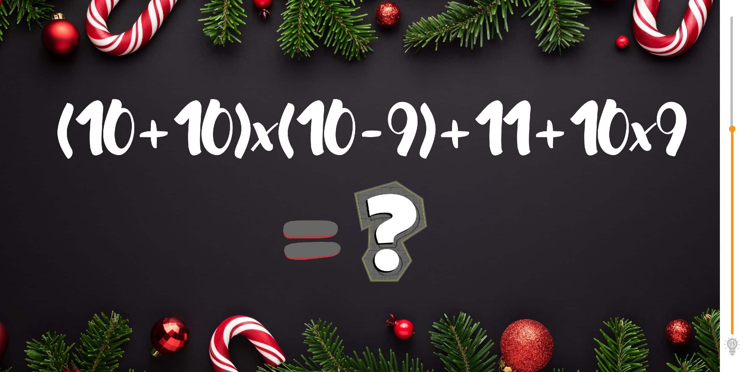 Défi mathématique : Montrez votre éclat d'esprit en résolvant cette équation en moins de 20 secondes !