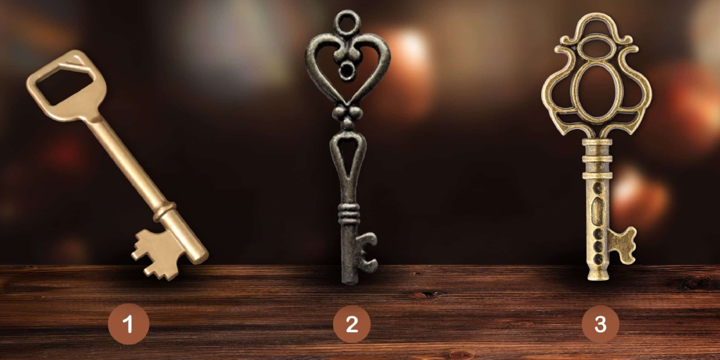 Test de personnalité : Choisissez une des 3 clés mystiques et dévoilez les secrets de votre potentiel caché !