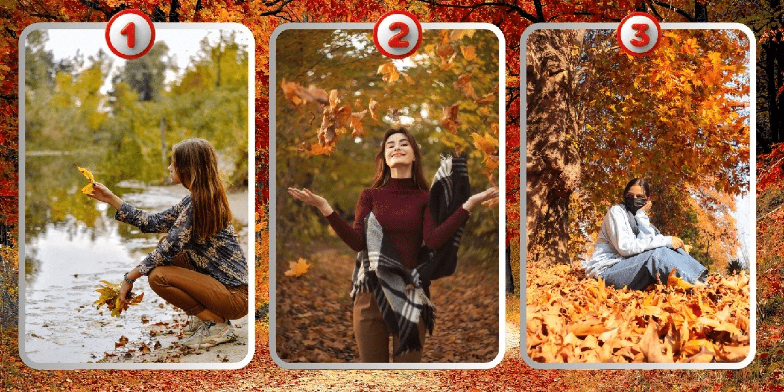 Personality test: Which autumn girl are you? Discover your seasonal double among these 3 autumnal icons and reveal your hidden qualities!