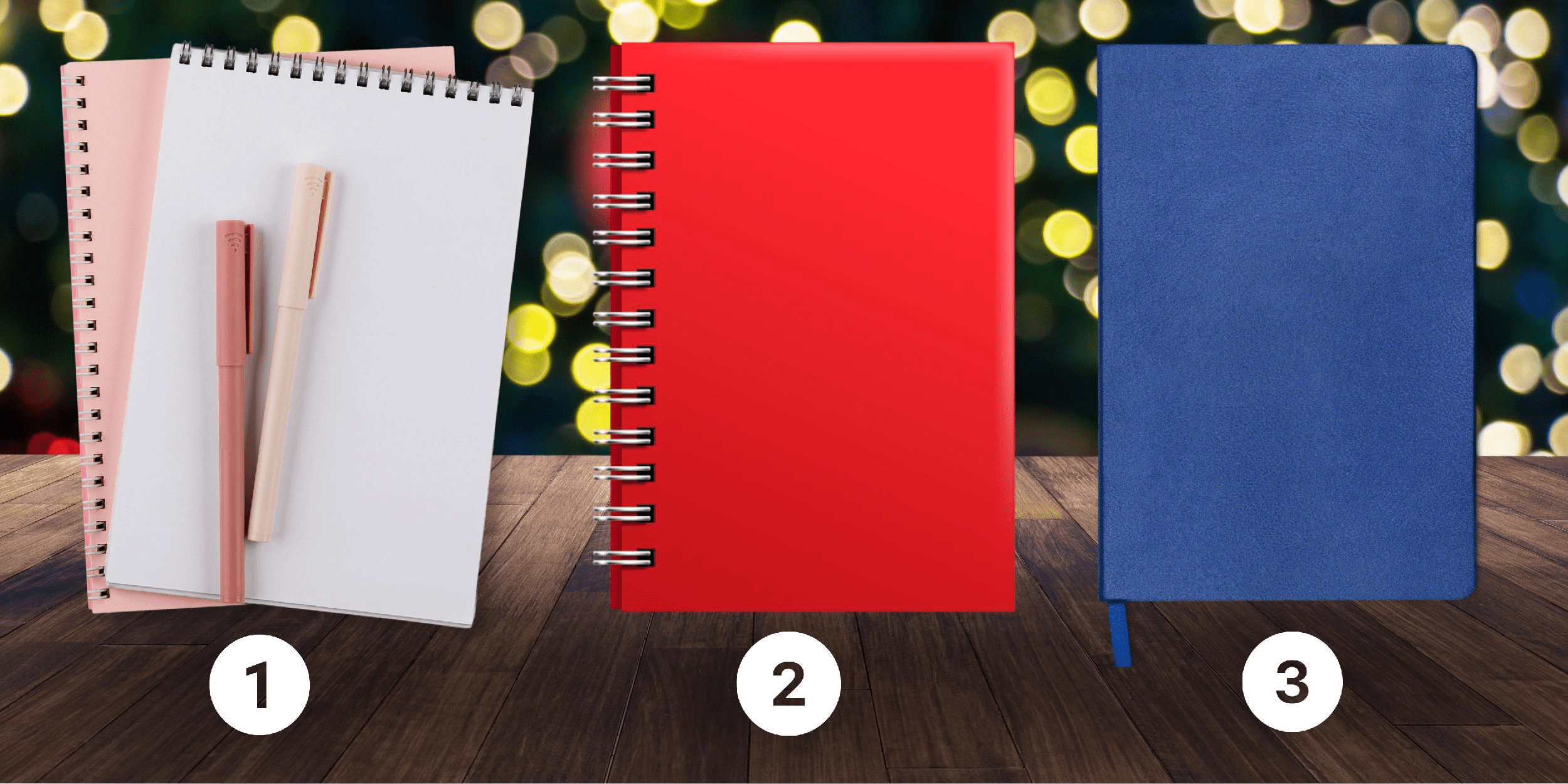 Personality test: Which notebook appeals to you most? Choose from these 3 and find out whether you're an idealistic dreamer or a realistic pragmatist!