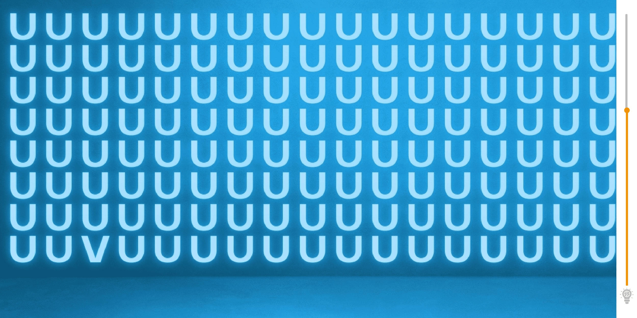 Visual challenge: Take up the challenge and find the intruder in under 8 seconds to test your acuity!