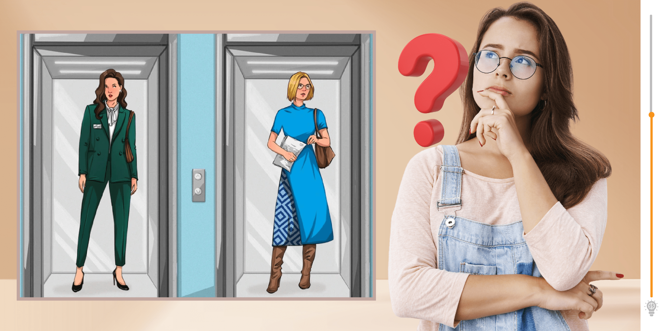 Visual challenge: can you spot in under 10 seconds which of the two women is not an employee of this company? Put your eye for detail to the test!