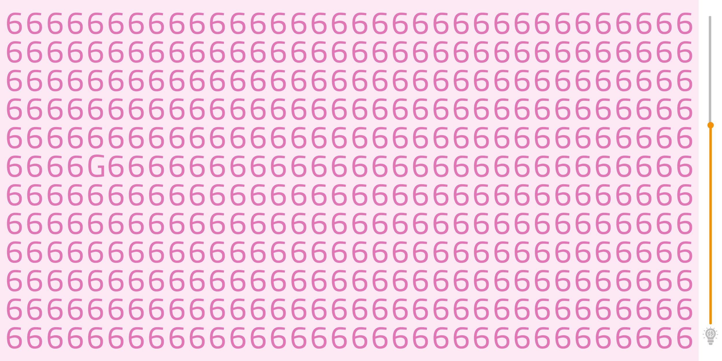 Défi visuel : trouvez l'intrus parmi les chiffres 6 en moins de 8 secondes ! Aiguisez votre regard et relevez ce challenge !
