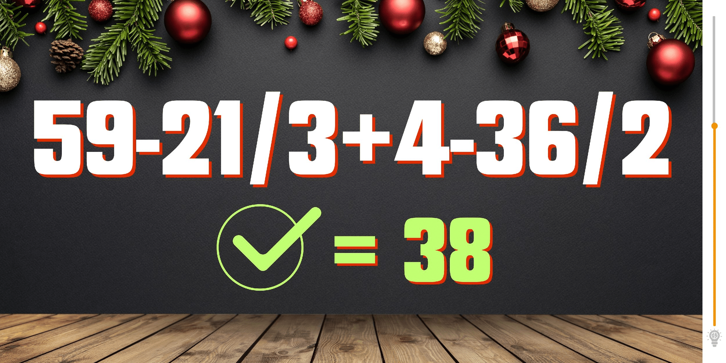 Mathematical challenge: Put your IQ to the test with this equation to be solved in a flash!