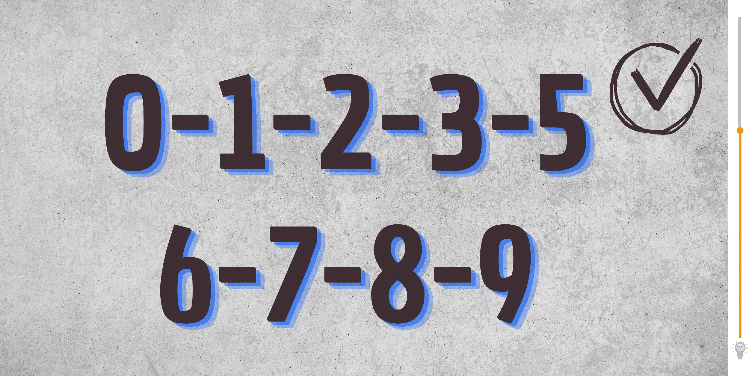 Visual challenge: Test your acuity in under 10 seconds and find out how many different numbers your eye can spot!