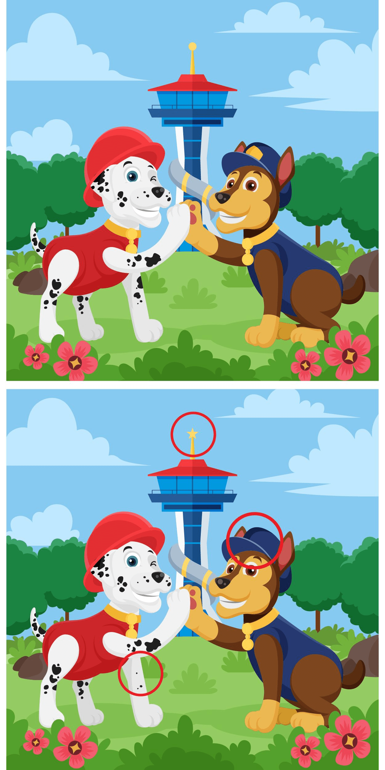 Visual challenge: can you spot the three differences in the blink of an eye? Test your powers of observation and beat the challenge in under 5 seconds!