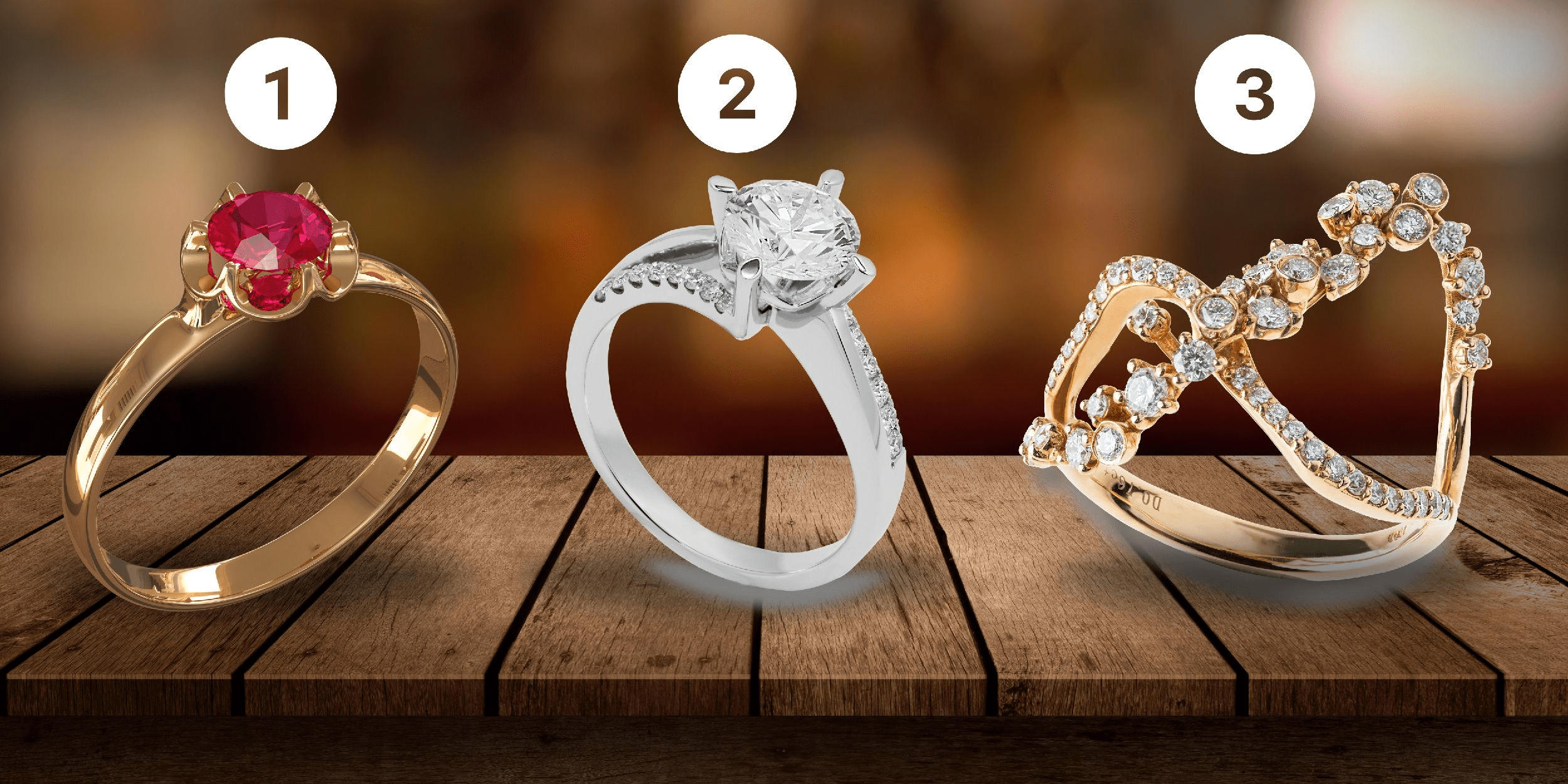 Personality test: Which engagement ring reveals the most about you? Choose from these 3 models and discover the secrets of your character!