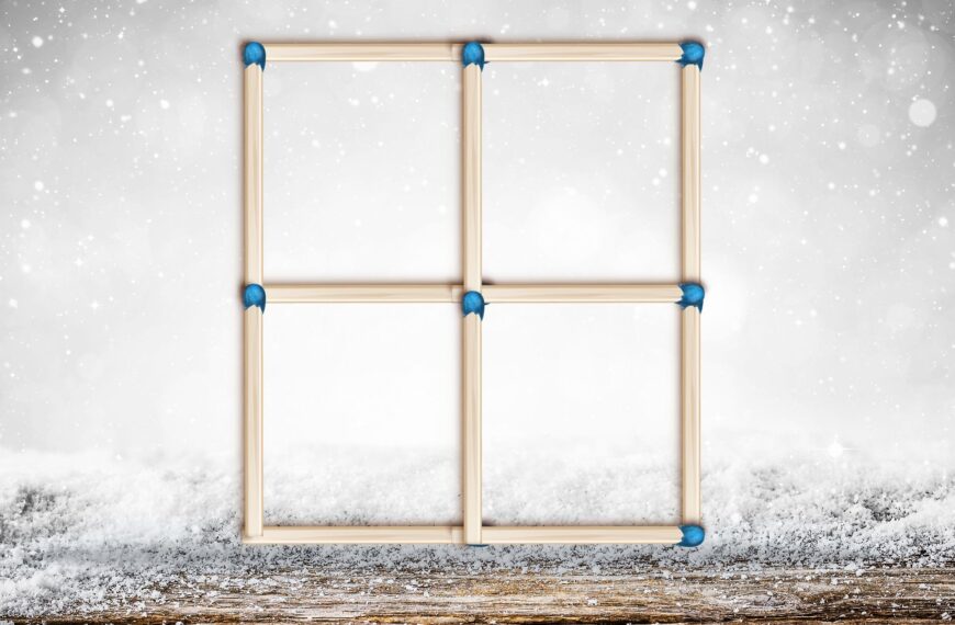 Défi visuel : saurez-vous déplacer judicieusement 3 allumettes pour créer 3 carrés parfaits en moins de 8 secondes ?
