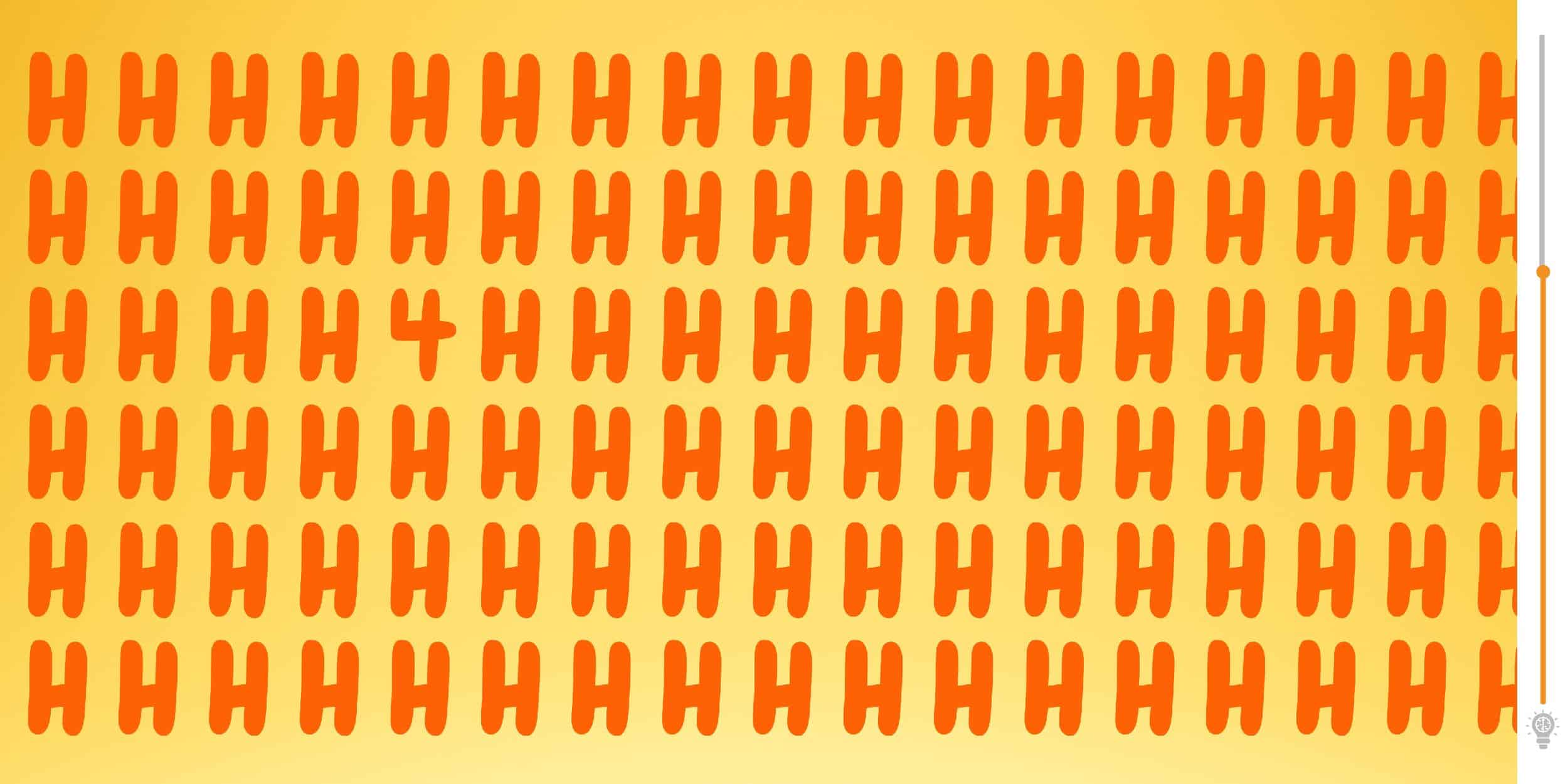 Défi visuel : saurez-vous repérer l'intrus astucieusement caché parmi les lettres H en moins de 5 secondes ? Mettez à l'épreuve votre acuité et votre rapidité d'observation !