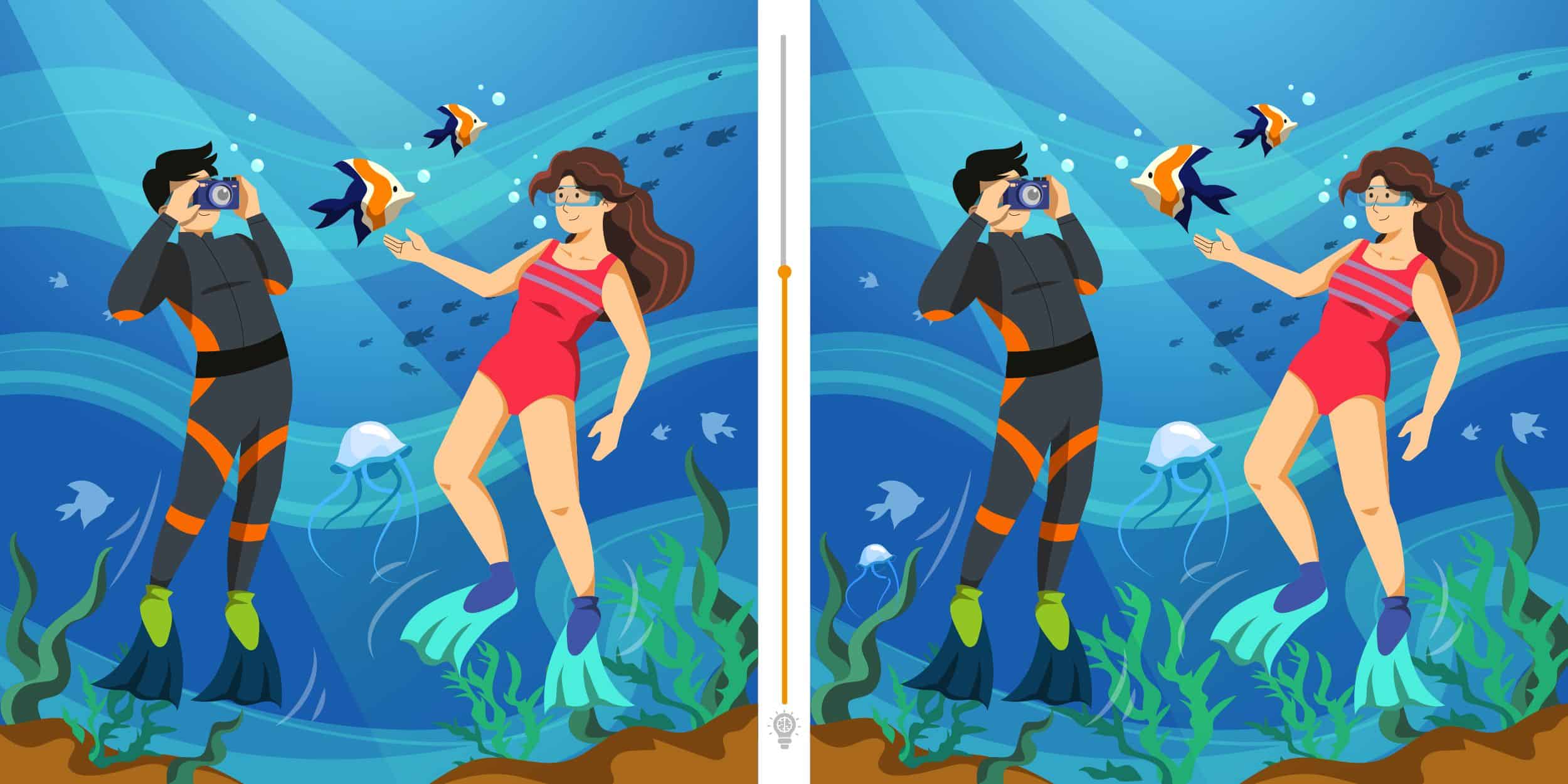 Défi visuel : plongez dans l'aventure et repérez les 4 différences cachées dans ces images captivantes en moins de 15 secondes ?